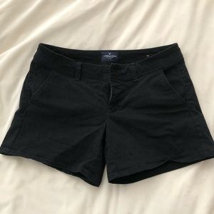 EUC American Eagle Black Midi Short Size 4